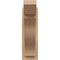 Ekena Millwork 5 1/2-in W x 14-in D x 18-in H Funston Slat Rough Cedar Woodgrain TimberThane Outlooker, Primed Tan OUTUR055X14X18FST24RCPR - alternate 3